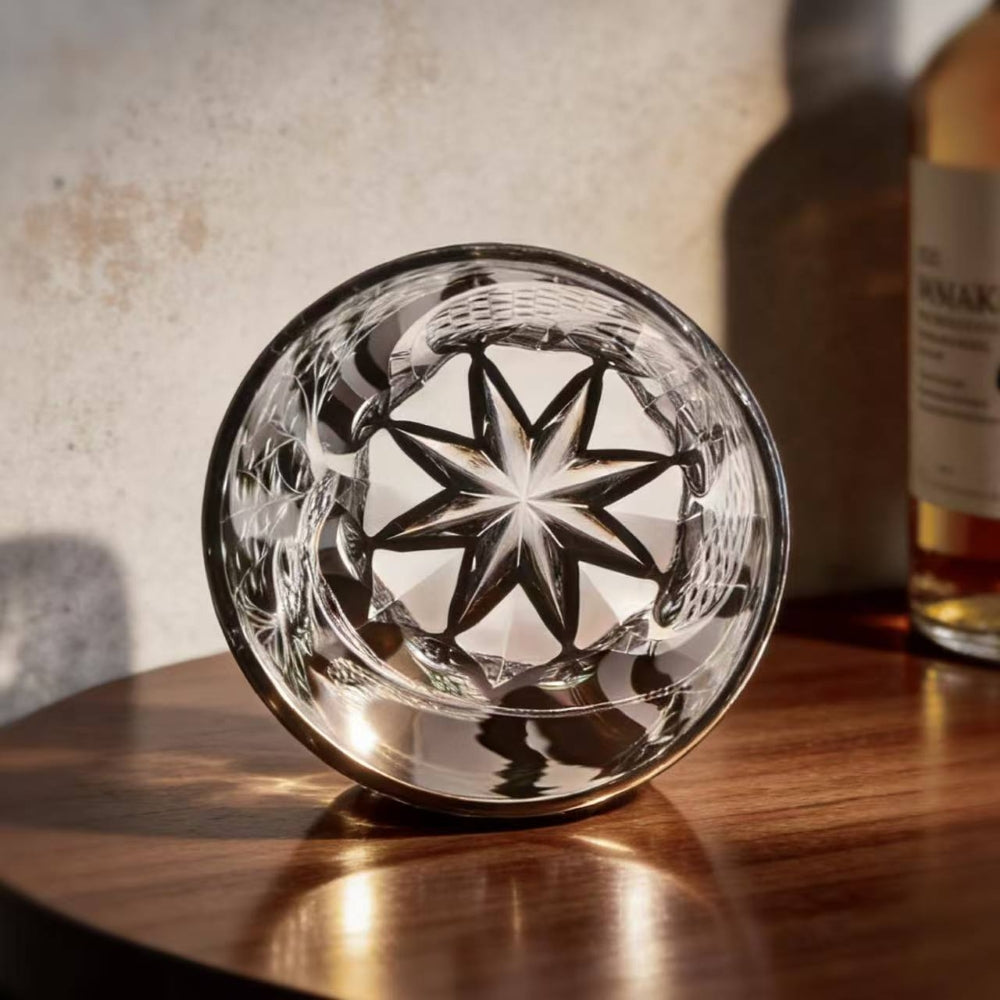 Edo Kiriko Handcrafted Year of the Snake Limited Edition Whisky Glass