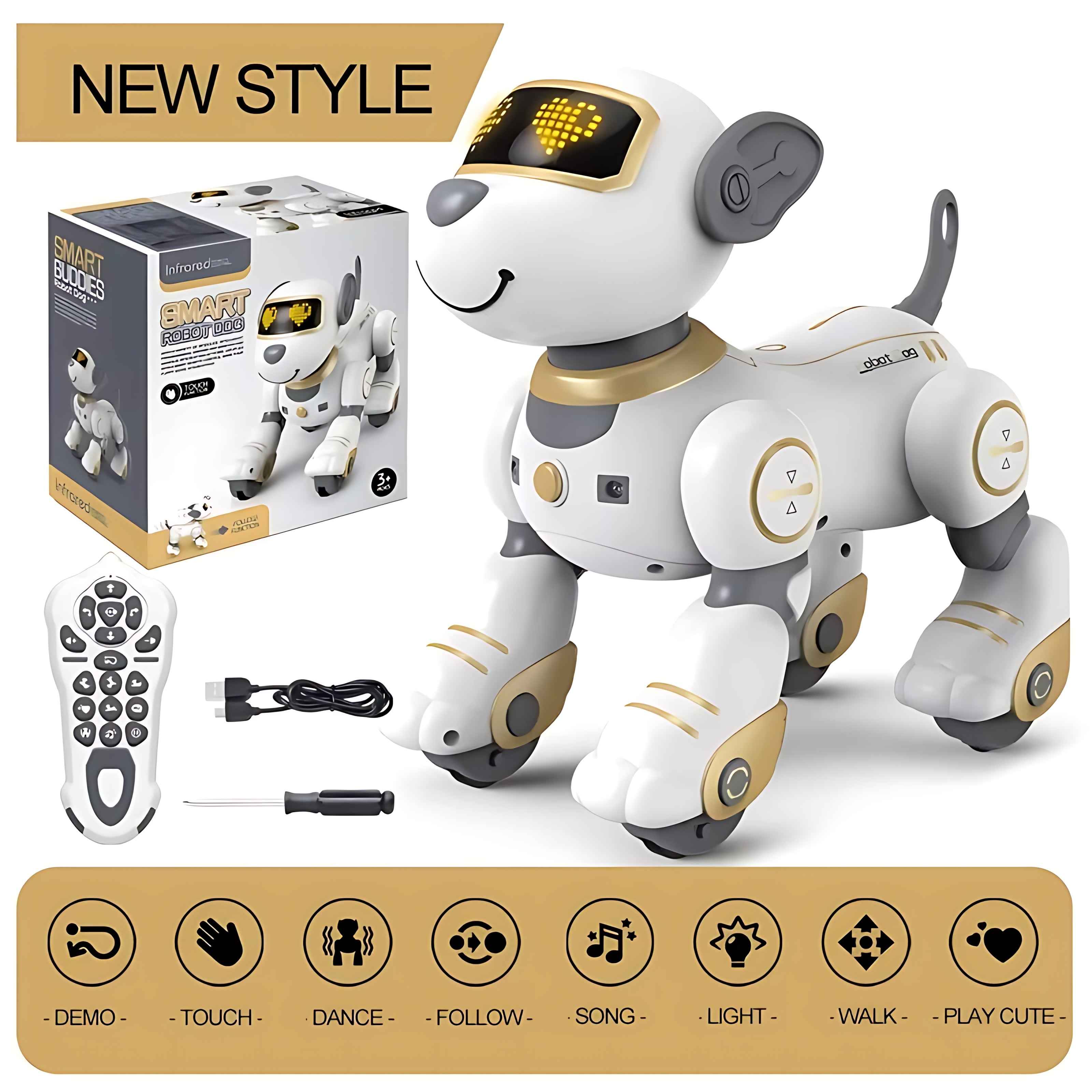 Remote Control Robot Puppy – Smart Kids Toy